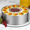 16-30CM Intrekbare Roestvrij Staal Cirkel Mousse Ring Bakgereedschap Set Taartvorm Maat Verstelbaar Dessert taart decoratiegereedschap