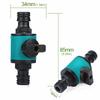 Garden Faucet Water Splitter Adjustable Multiple Outlet Hose Connector Double Tap Y Splitter Connector Nipple Y Type Nipple Butt