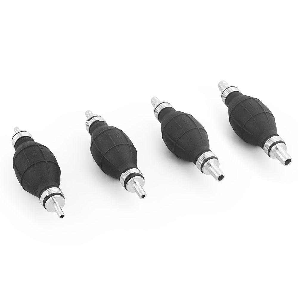 6mm/8mm/10mm/12mm Hand Fuel Pump Line Rubber Aluminum Hand Primer Bulb Diesel Oil Transfer Petrol for Car Boat Marine Outboard