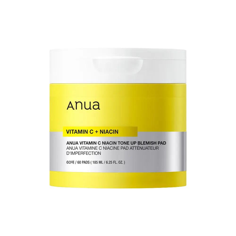 ANUA Vitamin C Niacin Tone-Up Dark Spot Pad 60 Pads Brightening Facial Pads 60 Pads