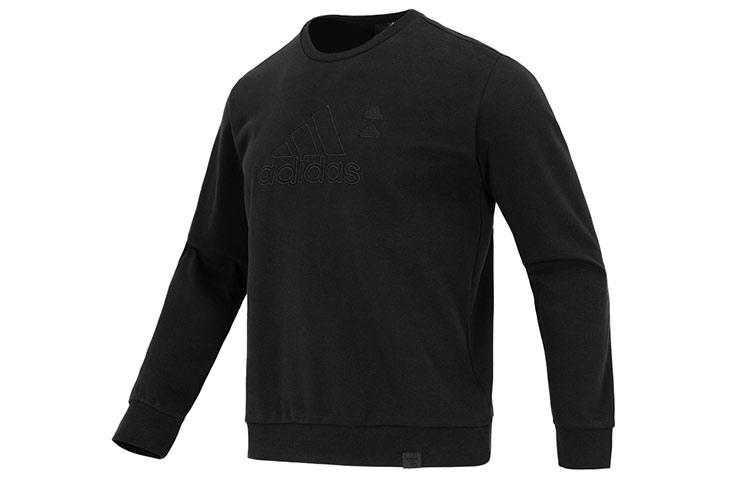 Adidas Sweatshirts Men s Black Crew Neck Moderate Regular IA6952 S
