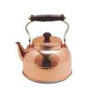 Shinkoukinzoku Kettle, IH/Gas Compatible, Pure Copper Hammered Kettle, Thermal Conductivity, Long Life Design Award Winning, Antibacterial, Fast Boili
