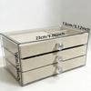 Three Layer Acrylic Jewelry Storage Box Drawer Stud Earrings Ring Necklace Jewelry Bracelet Jewelry Storage Box