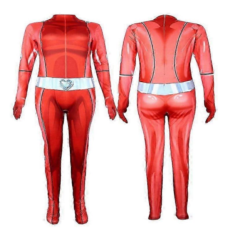 Totally Spies Cosplay Costume Jumpsuit Party Fancy Dress Bodysuit for Girls Women