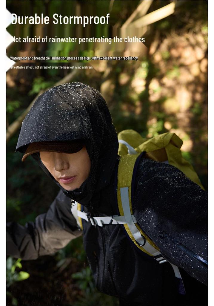 7th Gen Waterproof Windproof Breathable Unisex Mountaineering Jacket with Taped Seams for Outdoor Tibet Travel.