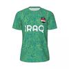 IRAQ Flag 3D potištěné tričko Pánské léto Síťované tričko s krátkým rukávem Pro fanoušky fotbalu Běh Kolo Tenis Fitness