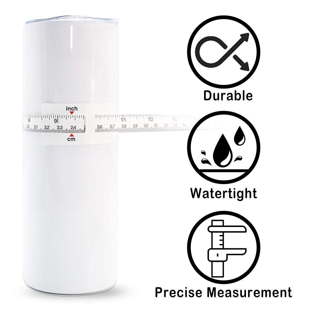 End Insert Non-Stretchable Measure Tape Baby Head Circumference Cup Blanks Tumbler Width Measurer