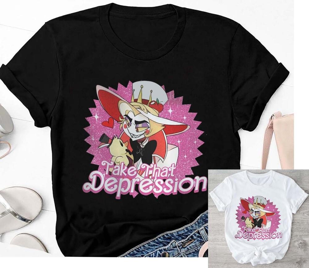 

Hazbin-Hotel Lucifer Morningstar T-Shirt Helluva Boss Lucifer Coffee Mug Unisex T-Shirt XXXXL