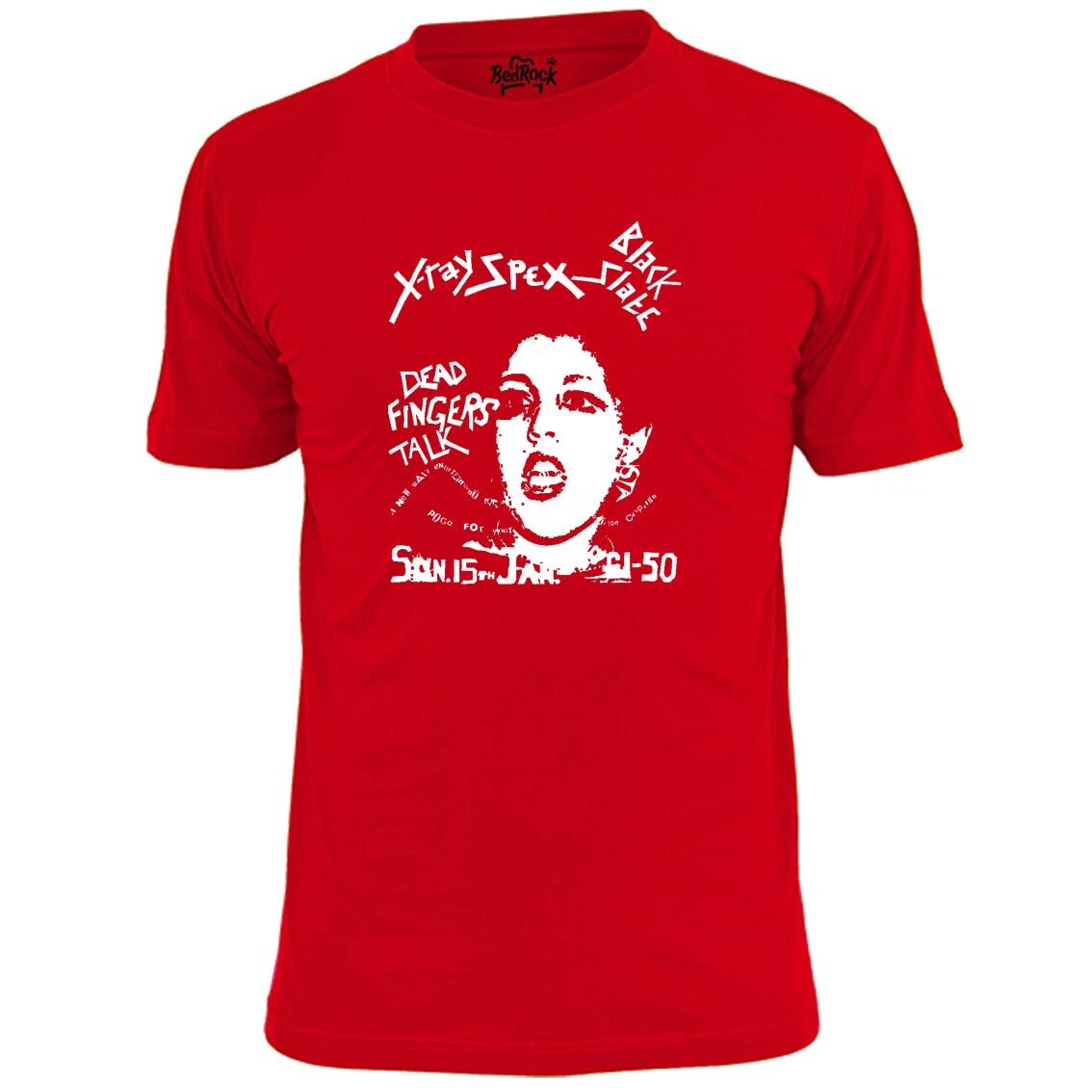 Mens X-Ray Spex Dead Fingers Inspired Punk Gig T shirt Ruts Damned XL