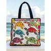 Animal Print Tote Bag - Shoulder Handbag With Zipper Pocket Daily Use Medium Size Street Style