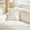 New Stripe Ice Silk Sofa Cushion Embroidered Sofa Cushion Skin Friendly Sofa Cushion Available Four Seasons Ice Silk Couch Cover