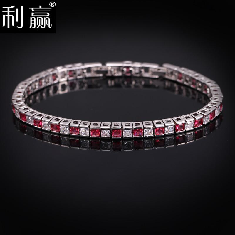 Copper Electroplated Popular Jewelry Bracelets, Zircon Exquisite Workmanship Counter Quality