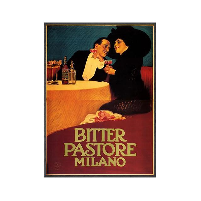 

Винтажный постер с едой и напитками Campari, шампанское, абсент, холст, картина, ретро-принты, настенные художественные фотографии, декор для домашнего бара 21x30cm No Frame