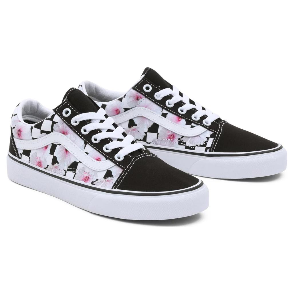 New Vans Hibiscus Check Old Skool 'Black' VN0007NTBM8