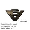 3D Car Styling V6 V8 Triton V10 for F150 F250 F350 Mustang Shelby GT 350 500 Cobra Car Hood Fender Trunk Rear Nameplate Decal Emblem Badge Sticker