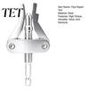 Shower Arm Extractor Broken Pipe Tool for 1/2 3/4 And 1 Inch Pipes, Hardened Steel Damaged Hex Shank Thread Remover with 1/4 Arms Valves PVC Plumbing