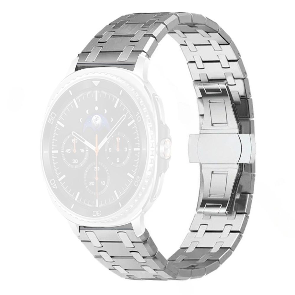 Stainless Steel Strap for Samsung Galaxy Watch8 Classic 46mm/Watch8 44mm/40mm Watch Band with Butterfly Clasp