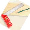 Combination Square Tool Woodworking Angles Ruler MultiProtractors with Bubble