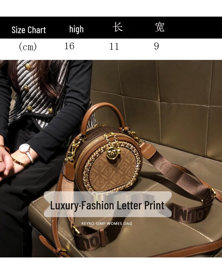 2025 Neue Damen Kleine Runde Umhänge-Mini-Handtasche