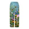 Women's Pants  With Pockets Casual Trousers Pants For Women Summer Casual Wide Leg Elastic Waist Pants With Pockets