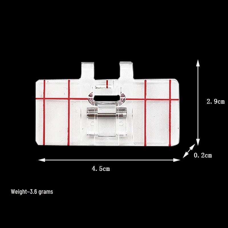 Adjustable Multi-Functional Sewing Machine Presser Foot Set with Fabric Strip, Imitation Synchronous, and Overlocking Features