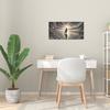 Walking Water Wall Art – UnFramed Canvas Decor For Living Room, Church, Or Space – Picture Of Walks Water, Religious Artwork