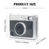Transparent Instant Camera Case Crystal Wear Resistant Carrying Case Shockproof Portable for Fujifilm Instax Mini EVO