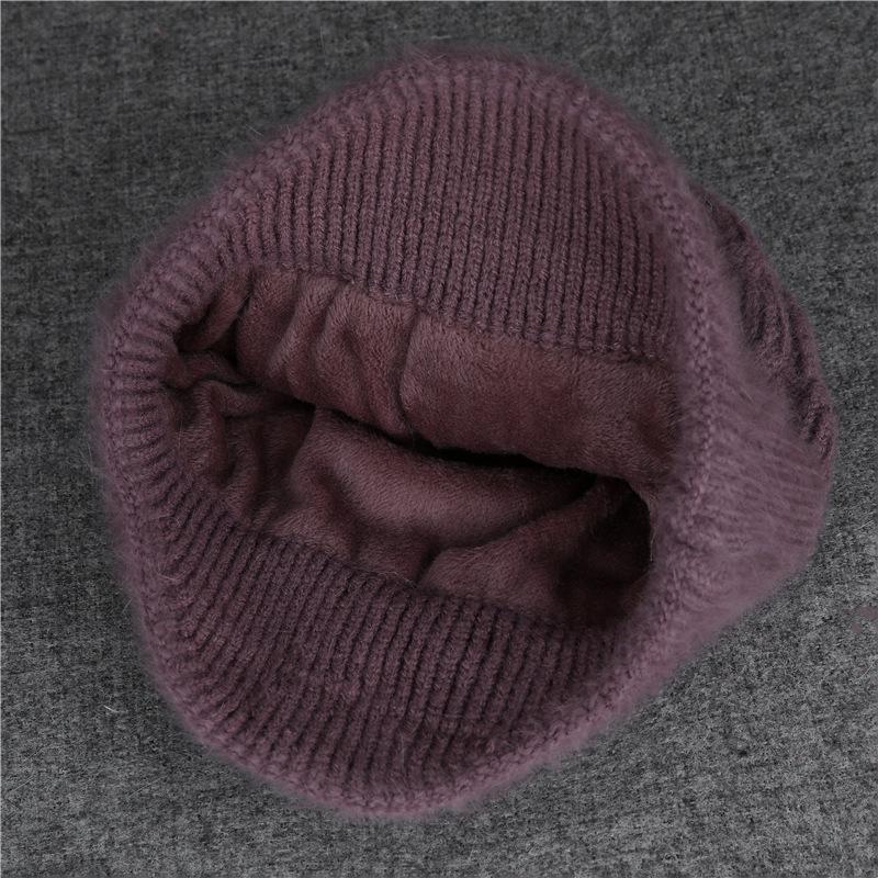 Pălărie Femei Iarnă Bunica Vârstnică Îngrămădită Groasă Caldă Protecție Urechi Pălărie Lână Iepure Mamă Vârstnică de Vârstă Mijlocie Pălărie Bumbac Rece