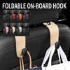 Car Auto Headrest Hooks for Bags Vehicle Seat Back Hooks Auto Fasteners and Leather Clips Car Interior Storage Universal Holder