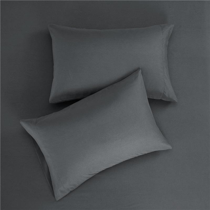 Four Piece Bed Sheet Set European And American Bedding Solid Color Simple And Elegant Bedding