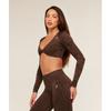 Gymshark Adapt Animal X Whitney Long Sleeve Crop Top Archive Brown    Soft Brown b5c9X Ndjw