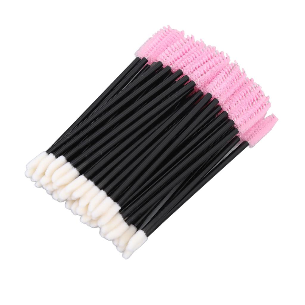 Disposable Eyelash Eyebrow Brush Double Headed Lip Brush Mascara Wands Applicators for Eyelash Extensions