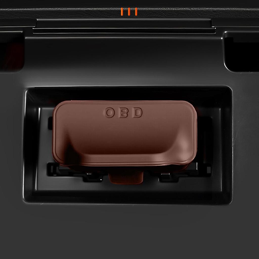 OBD Port Dust Cover OBD Port Guard Dust Shield Interface Connector Protector For Cargo Golf Cart Sedan Truck SUV Van RV