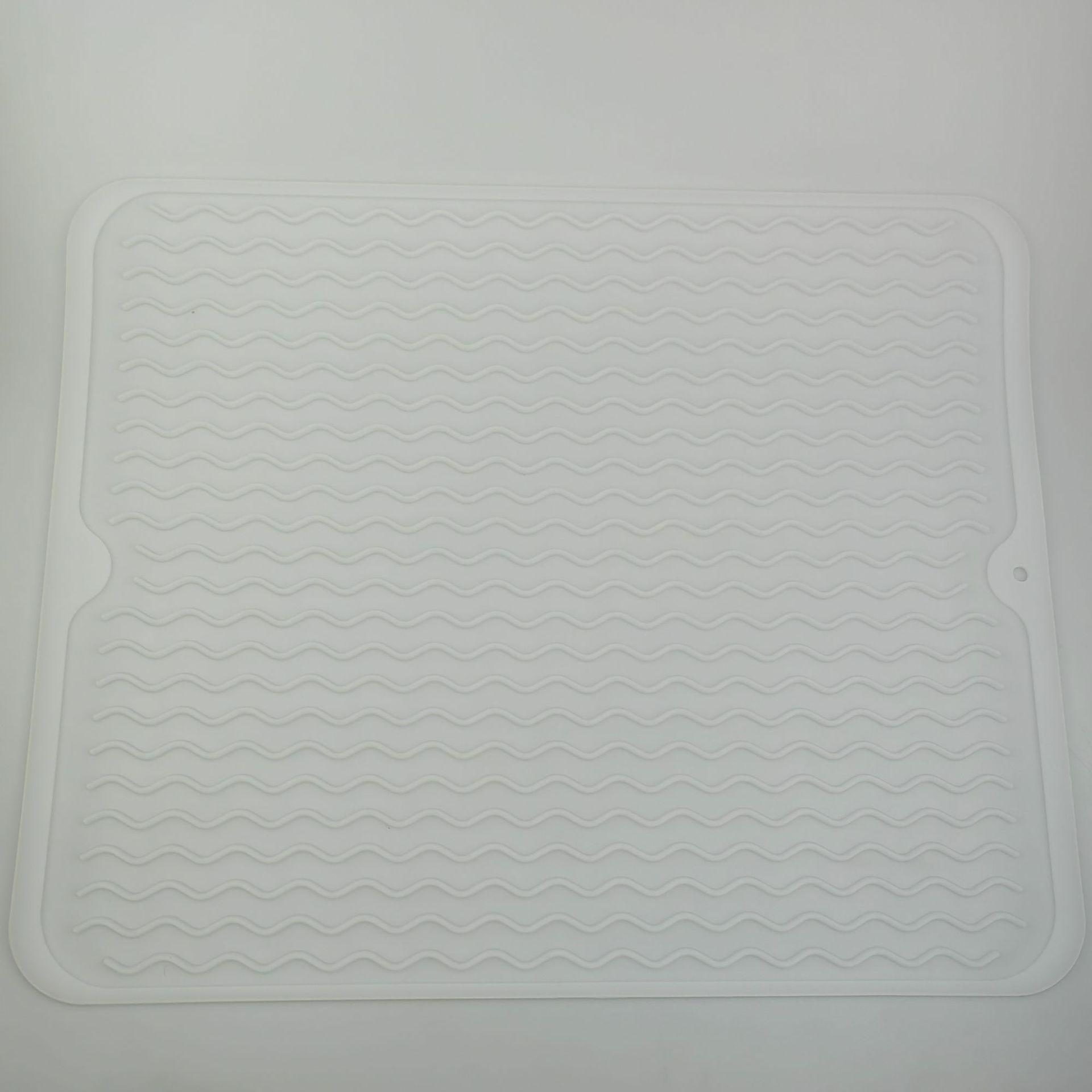 

Силиконовый коврик для сушки посуды 40 X 30 см - большой коврик для сушки посуды, коврики для столешницы, коврик для сушки посуды, коврики для раковины, большой силикон 30x40cm прозрачный