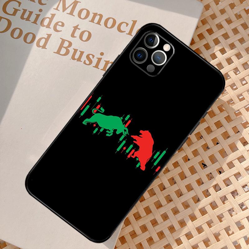 Trade Investment Forex Stock Market Case For iPhone 16 13 11 12 14 15 Pro Max Mini XR X XS MAX Plus Cover Cases