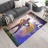 Mbappé Personalized Text Area Rug Perfect for Foyer Kitchen Balcony Dormitory Antislip Carpet Decorate Offices Birthday/Christmas Gift