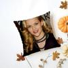 RReese Witherspoon Cushion Cover Washable Linen Pillowcase Soft  for Daily Sofa Bed Home Room Decor