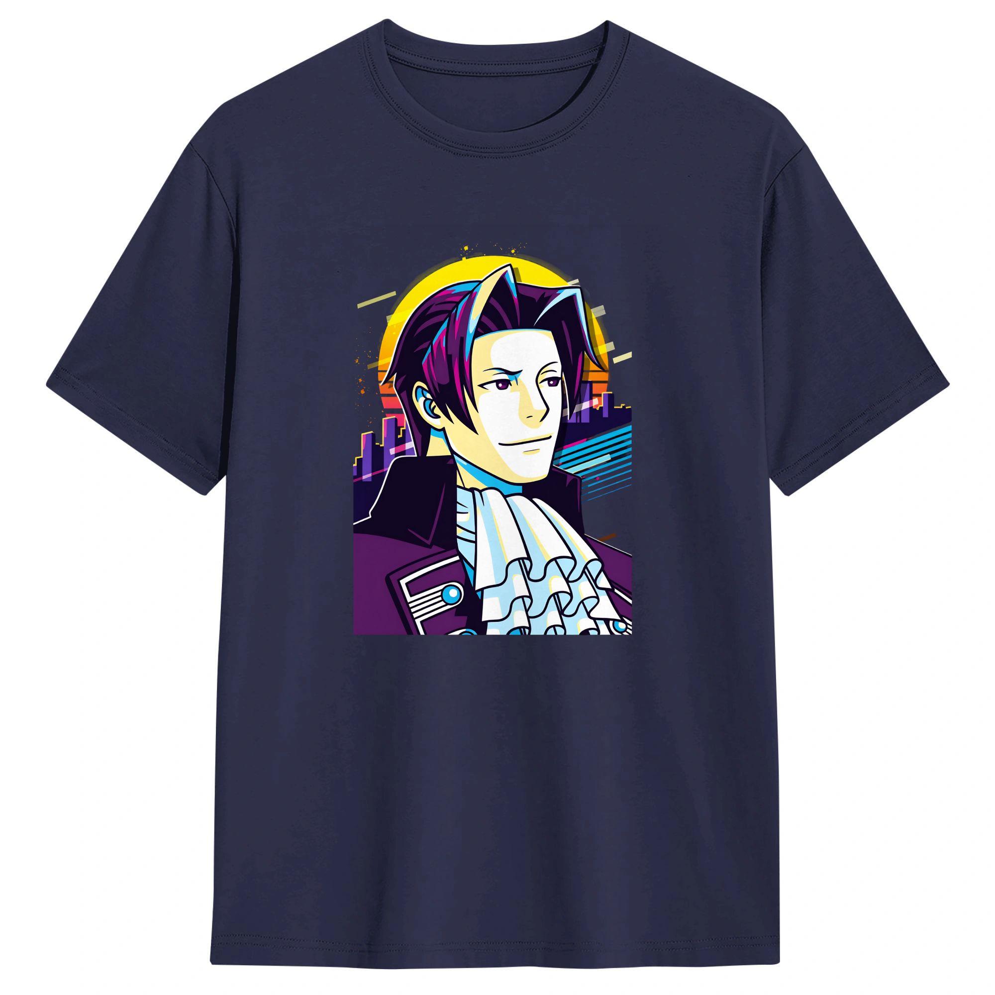 

Ace Attorney T Shirts Unisex Cotton Leisure TShirts O Neck Tees Short Sleeve Clothes Plus Size 4XL