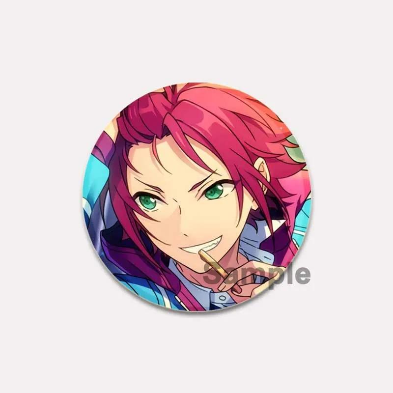 

32/44/58 мм Горячая Аниме Ансамбль Звезды Кнопка Булавка Мультфильм Мао Исара Милая Брошь Значок Сумка Декор Фанаты Коллекционируют Друзья Подарок Аксессуар Ручной Работы 32mm
