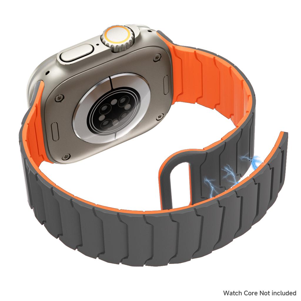 Silicone Magnetic Strap for Apple Watch Band Ultra 3 49mm Series 11 46mm 9/8/7 45 41mm Sport Bracelet IWatch 6 5 4 SE3 44mm 40mm