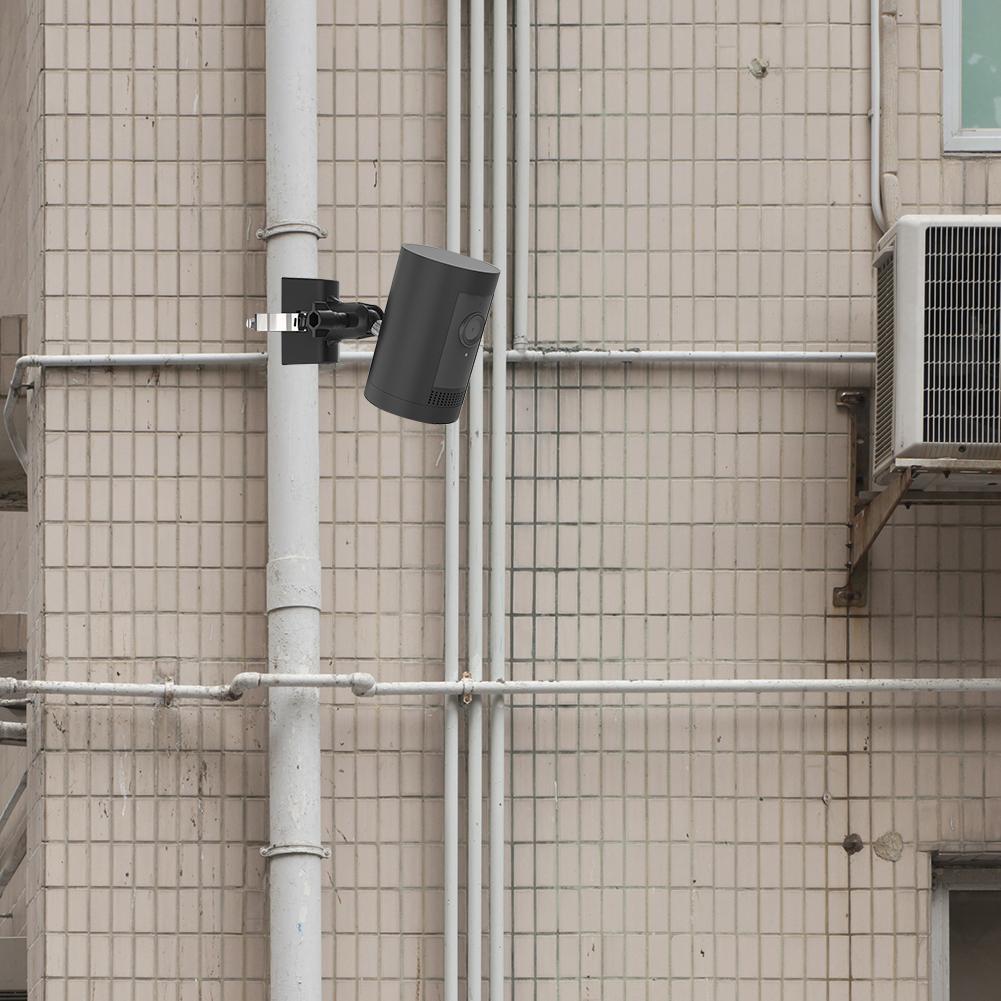 Kamerahalterung Rohrmontagehalterung 360° Drehung Kamerahalterung Mastmontage für Ring Stick Up Cam/Spotlight Cam/EufyCam 2C