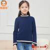 Hengyuanxiang Girls' Pure Wool Knit Sweater