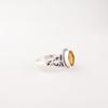 Citrine Gemstone 925 Sterling Silver Jewelry Handcrafted Faceted Gemstone Ring RR-8-6