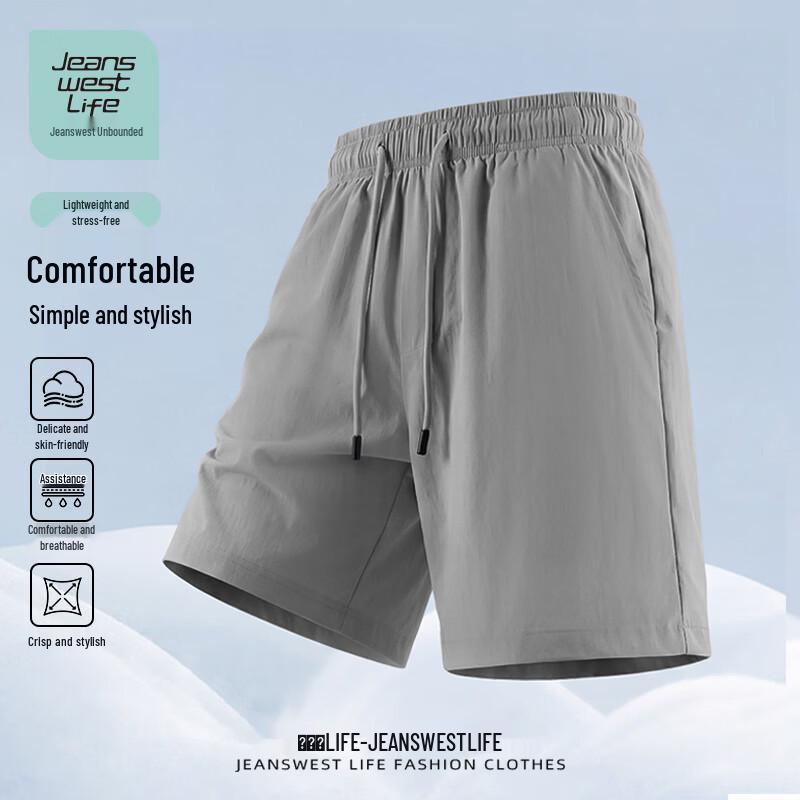 JEANSWEST LIFE Men s Breathable Casual Summer Shorts 2XL