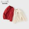 DAVE&BELLA Kinder Pullover mit Stickerei aus Wolle