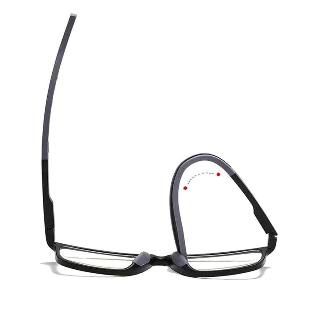 Reading Blue Light Super PC Black [REAVEE] Glasses, Blocking, Elastic, Glasses, Lightweight, Compact, Stylish, +3.50