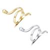 Women Men Snake Ring Adjustable Design Allergy Free Easy Fit Open Ring