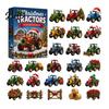 Christmas Home Decor Transportation Vehicles Advent Calendar 2026 for Kids, 24 Day Countdown Set Stocking Stuffer Kids with Collectible Acrylic