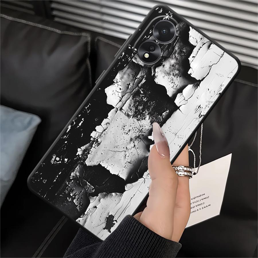 

Phone Cover Case for Oppo A15 A32 A52 A54 A17 A32 A73 A9 A38 A53 A18 A31 A72 A12 A36 A11 A37 A16 A33 A71 Fashion Rust OPPO A55 4G