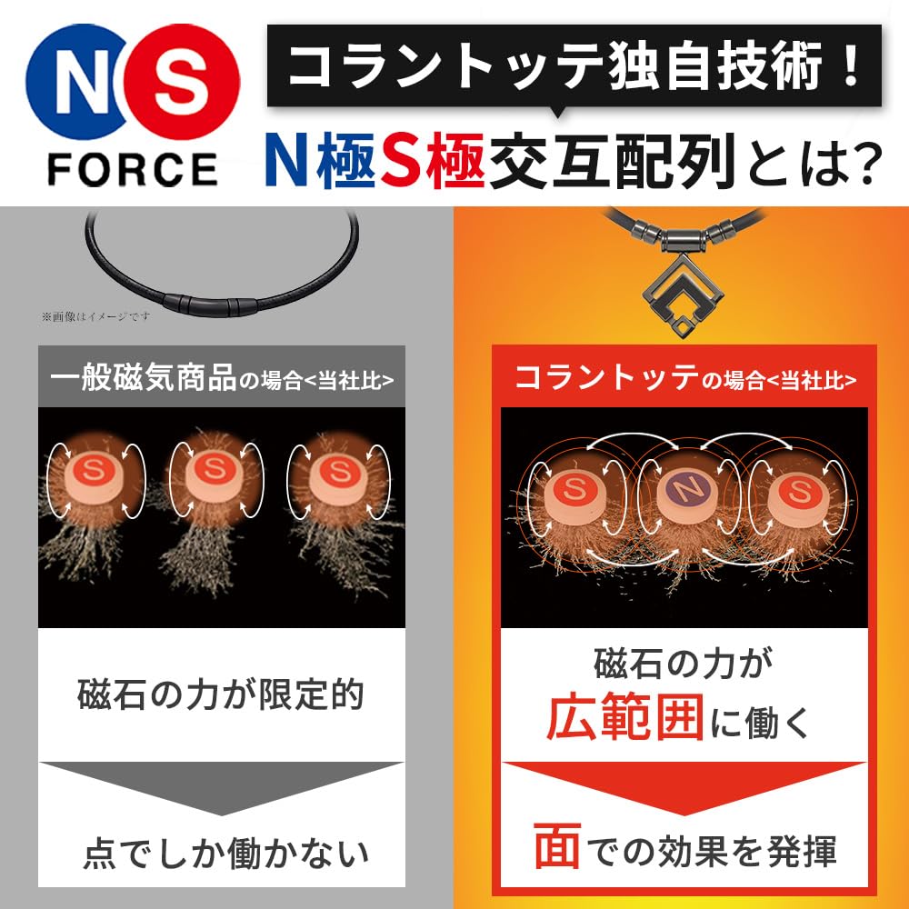 Colantotte TAO Necklace RAFFI Black x Black LL (51cm)